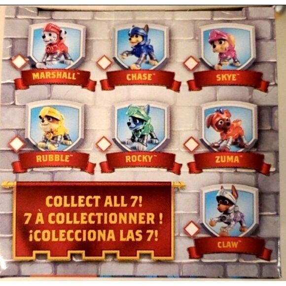 Paw Patrol Rescue Knight Zuma Mini Figure & Castle Mystery Box New - Picture 10 of 10